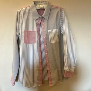 Cold water Creek pinstripe collared shirt
